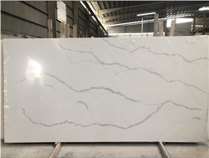 White Calacatta Quartz Stone Slabs Pricelist